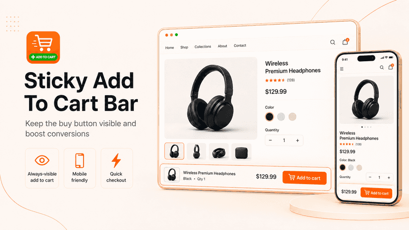 sticky add to cart