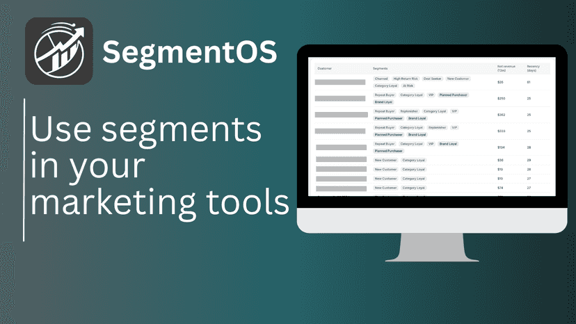Sync customer segments to Shopify tags