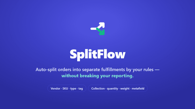 Auto-split orders by rules — without breaking your reporting