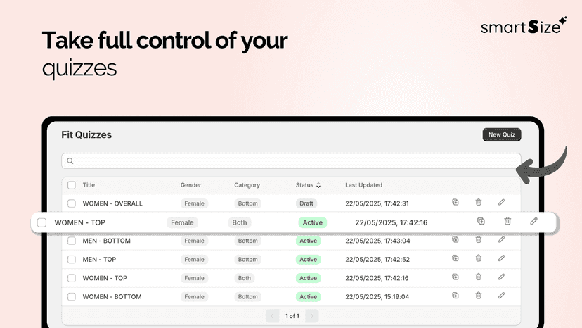Simple interface built with Polaris.