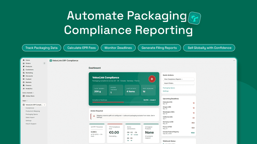 Automate erp packaging compliance reporting