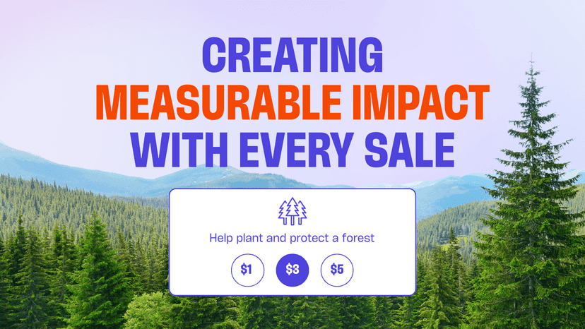 Creating measurable impact with every sale