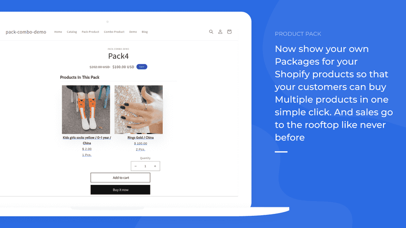 Pack product