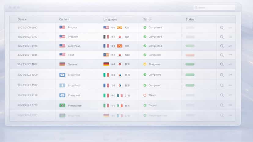 Glossary settings ensuring consistent translations