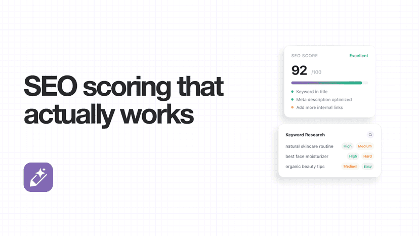 SEO scoring that actually works - AutoWrite Shopify App