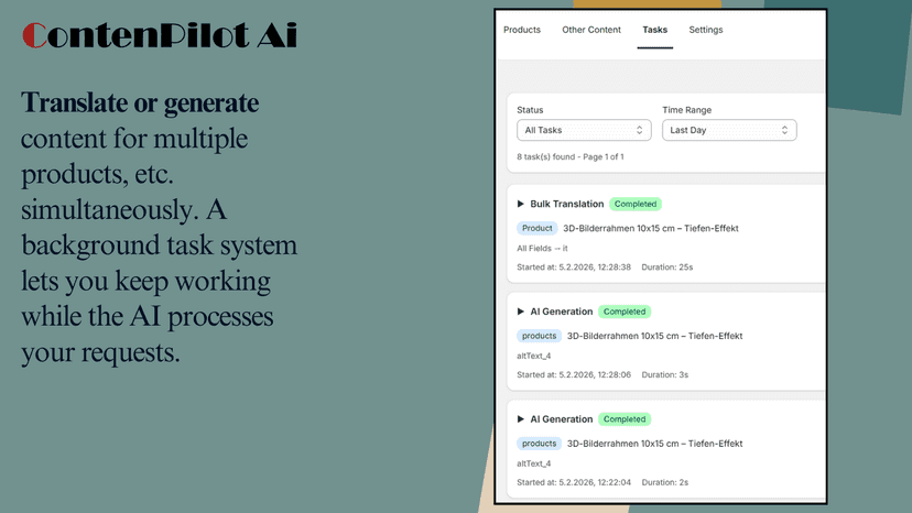 Background task system ensures you never have to wait