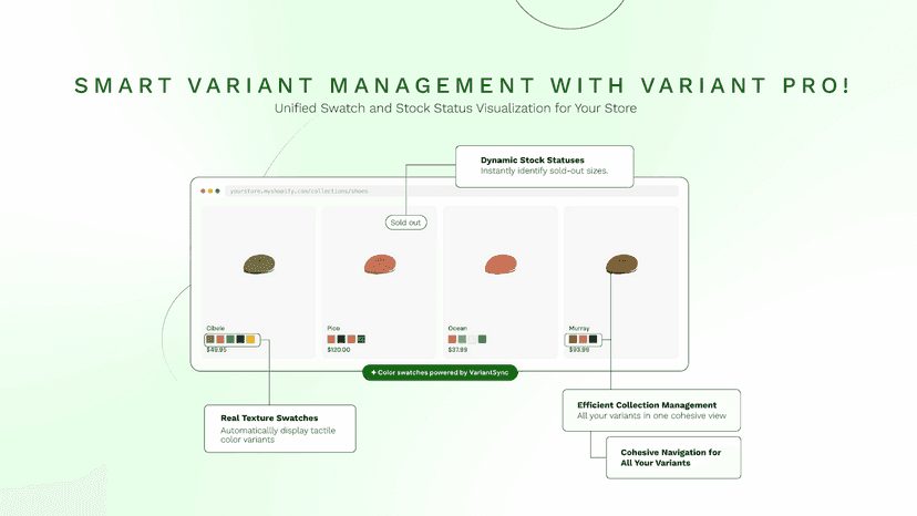 CollectionPage VariantSync