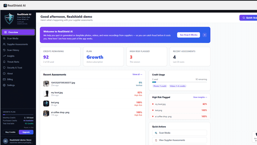 Overview / home page