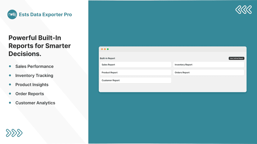 Powerful Built-In Reports for Smarter Decisions
