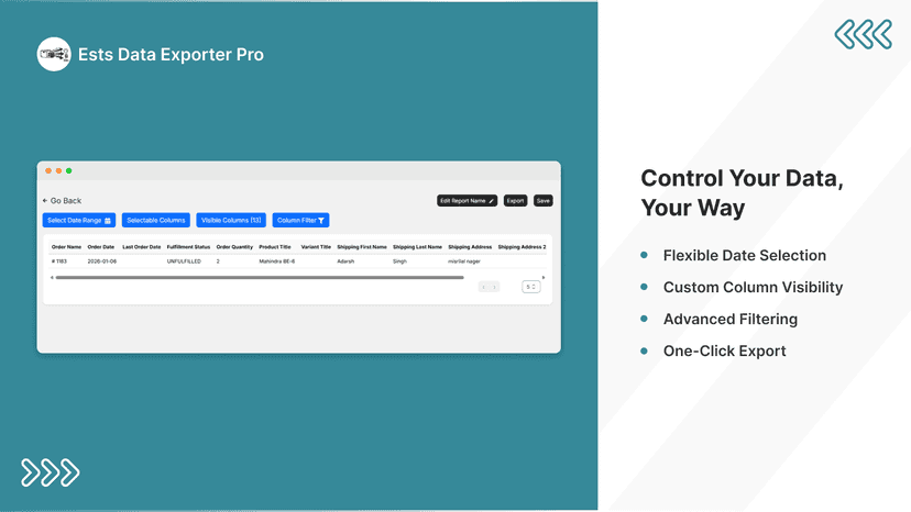 Control Your Data, Your Way
