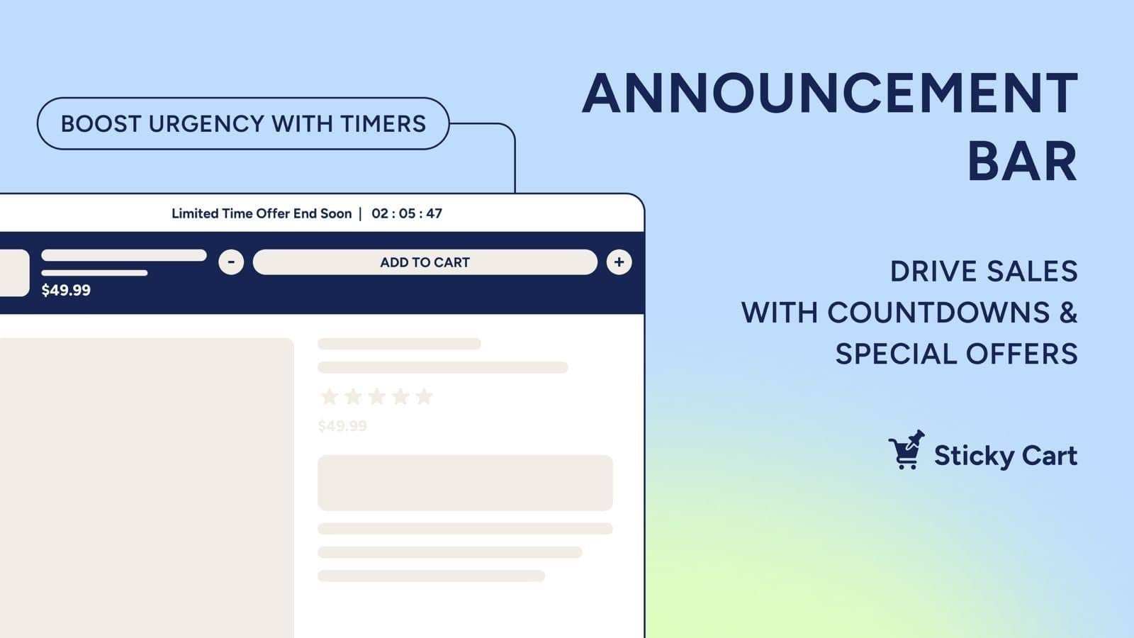 Sticky add to cart bar to maximize ecommerce sales