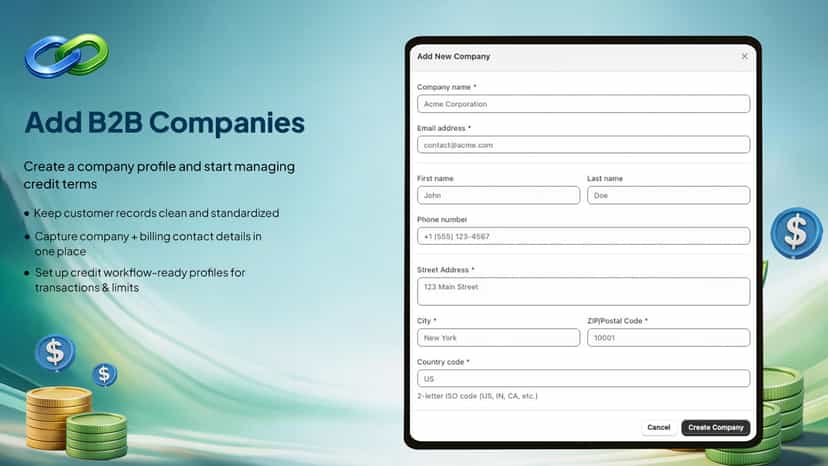 Company creation
