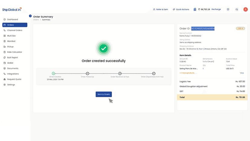 Order synced and marked as fulfilled