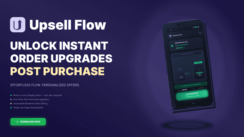 Checkout screen showing one-click product swap feature.