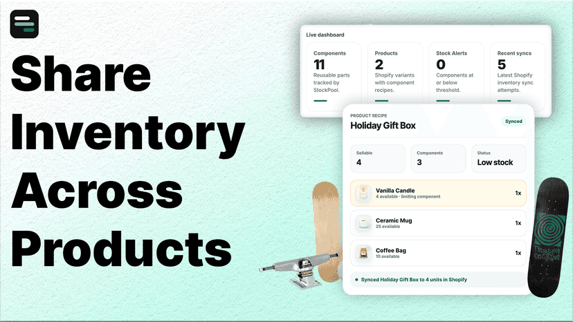 StockPool inventory dashboard overview