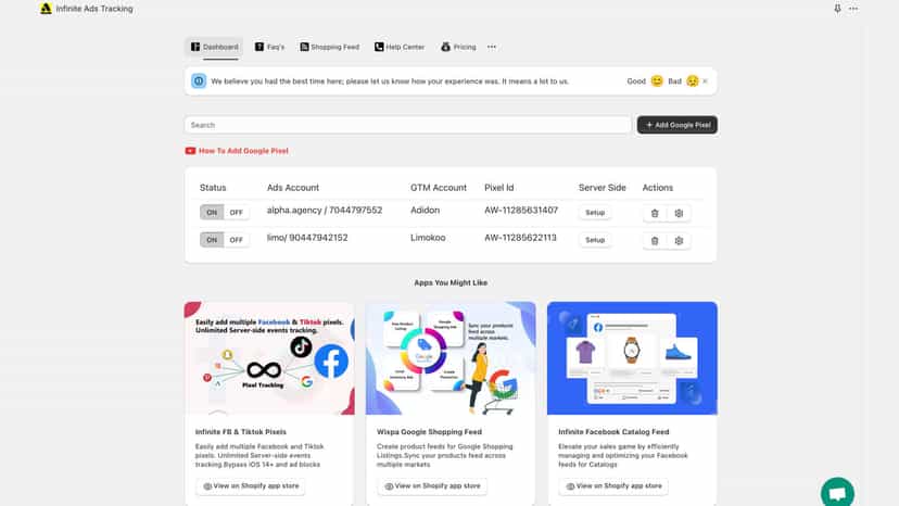 google conversion tracking for shopify using google tag manager