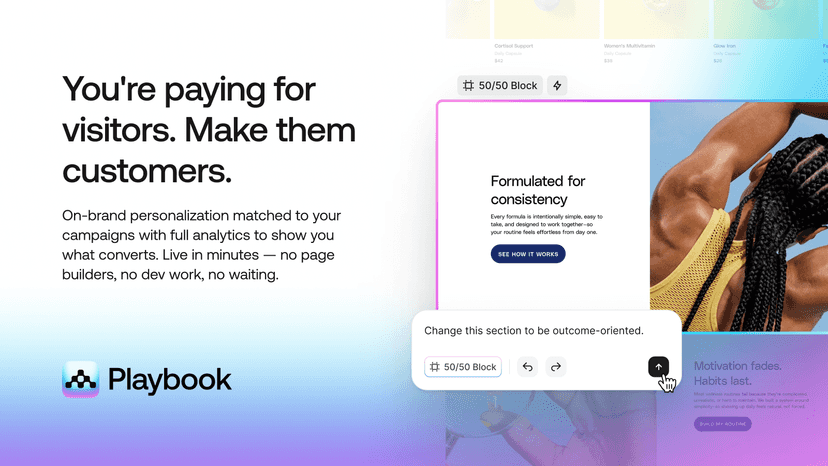 You're paying for visitors. Make them customers.