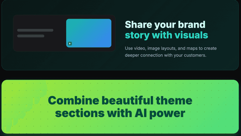 Share your brand story with visuals