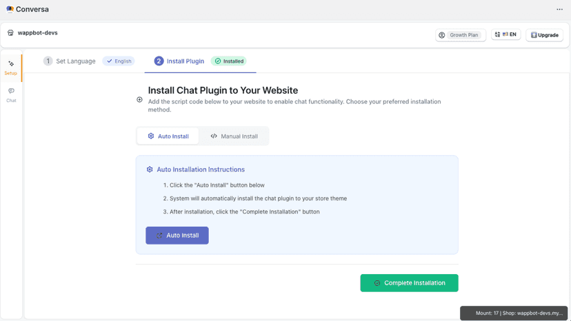 Support customers worldwide with built-in multilingual chat