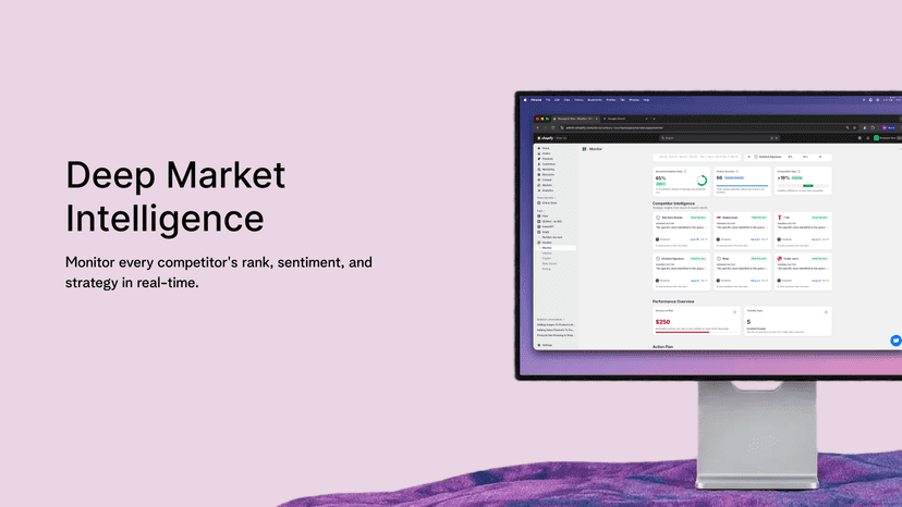 Naridon Market Intelligence tool for competitor sentiment.