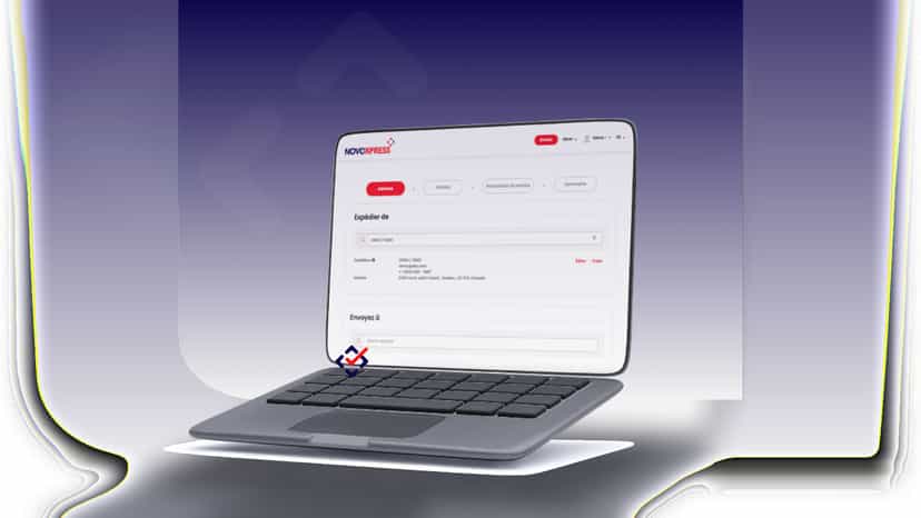 The Novoxpress showing shipping rates.