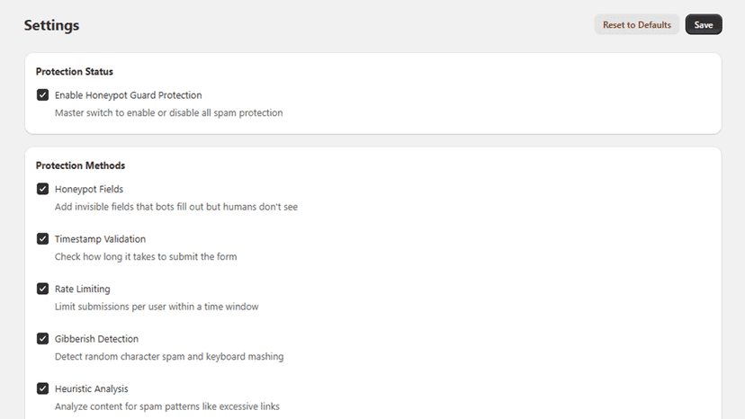 honeypot-guard-settings
