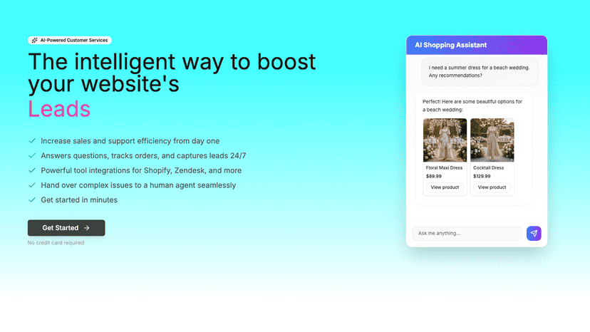 AI Assistant to boost your website's sales