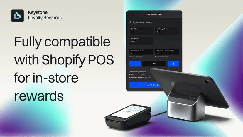 Keystone fully supports Shopify POS in-store rewards