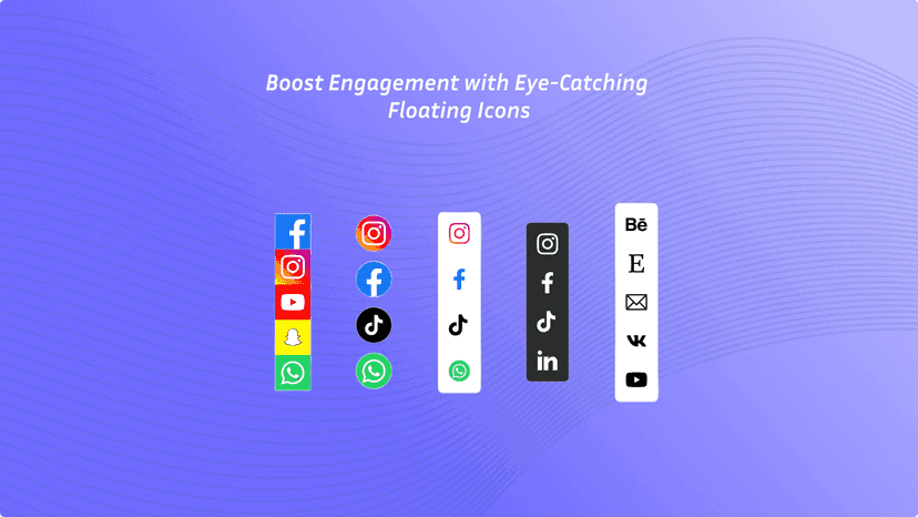 Boost Engagement with Eye-Catching Floating Icons