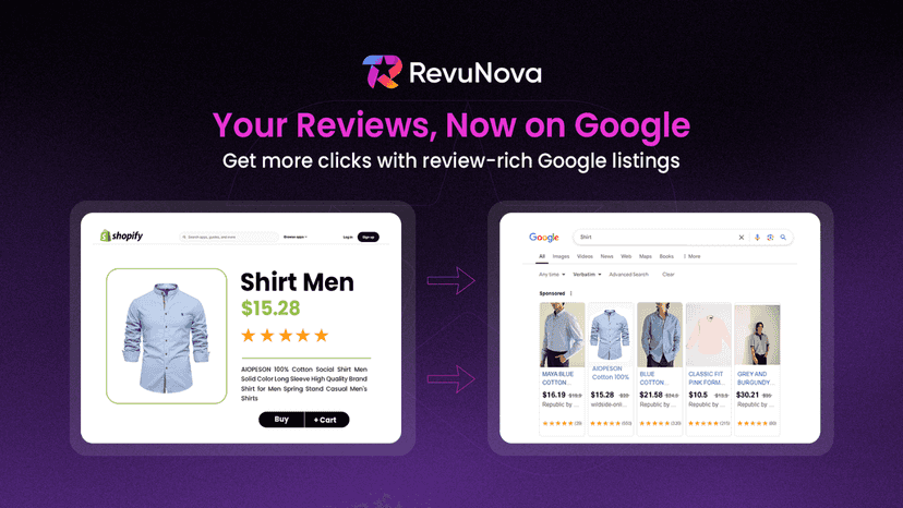 RevuNova: Showcase product ratings on Google Merchant Center