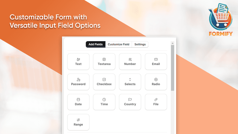 input fields