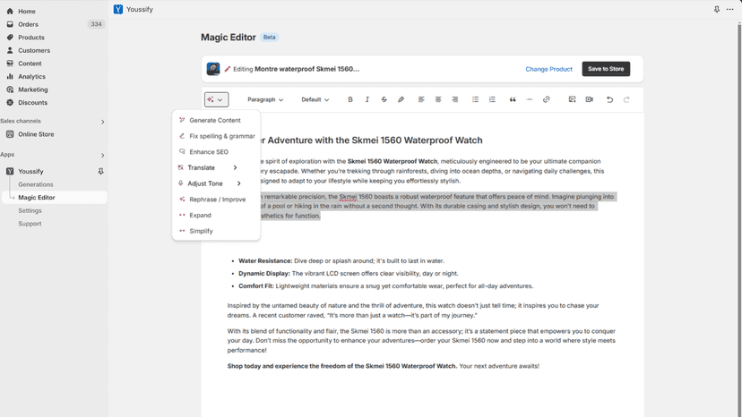 magic editor