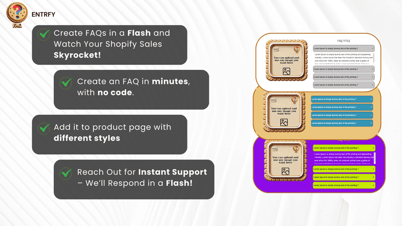 Explanation for Product Faqs App