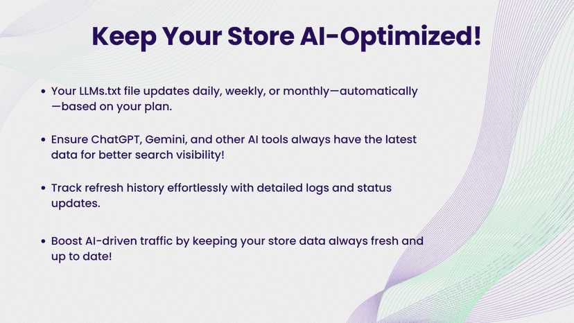 benefits of optimizing the store for AI search engines