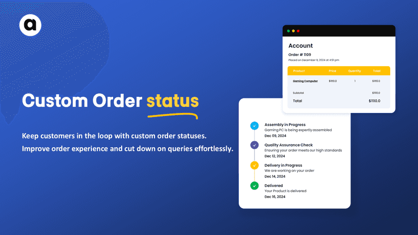 Shopify Custom Order Status