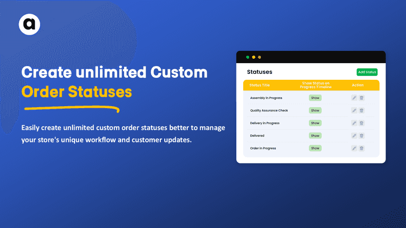 Create Unlimited Order Statuses