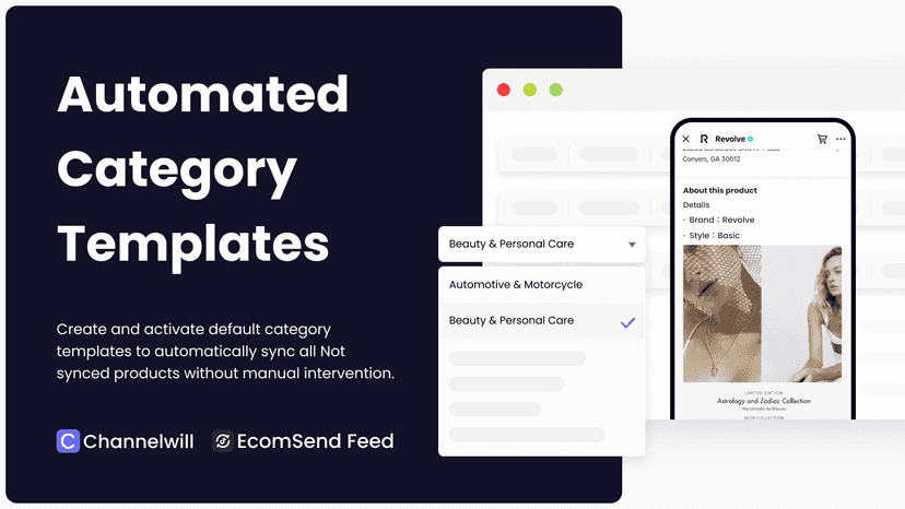 Automated Category Templates
