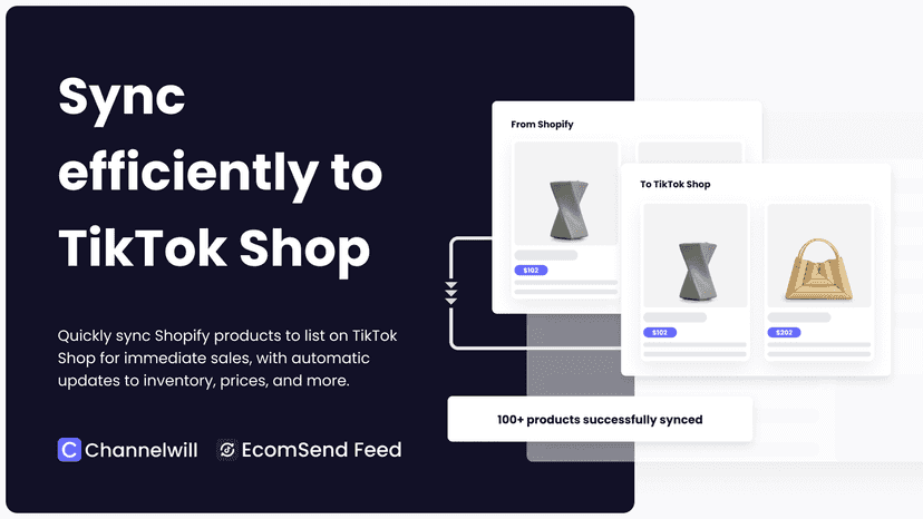 Sync efficiently to TikTok Shop