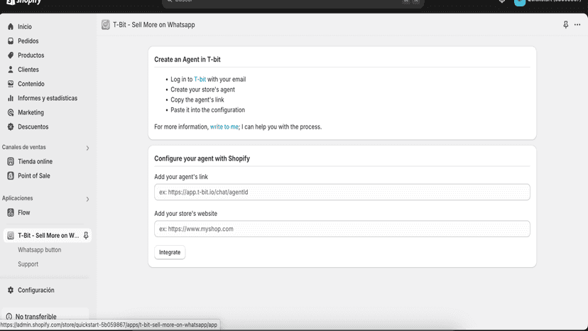 agent configure