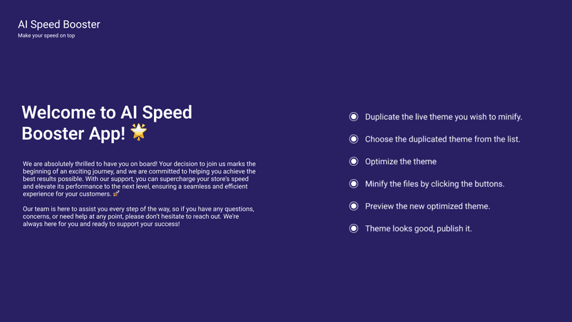 AI Speed Booster
