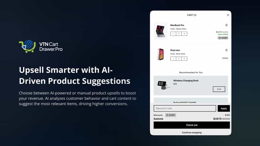 VTN Cart Product Recommendation