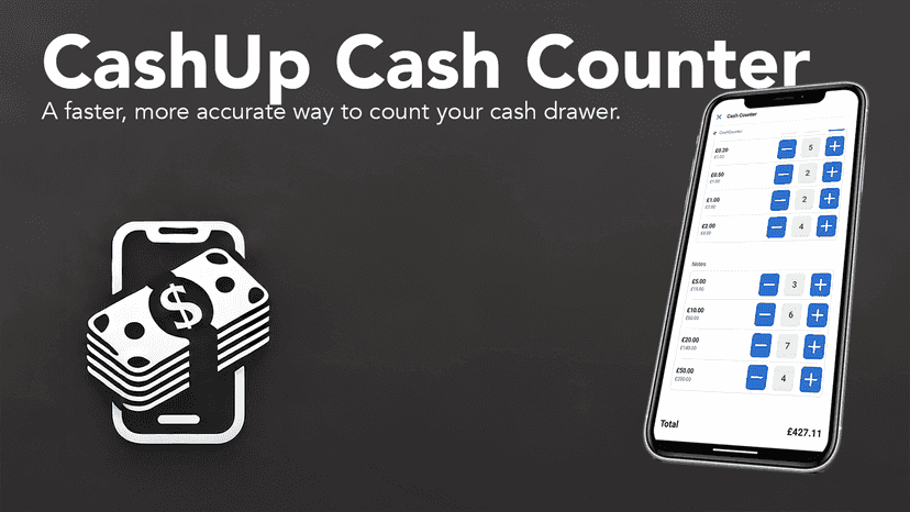 CashUp Cash Counter: a faster more accurate way to count cash.