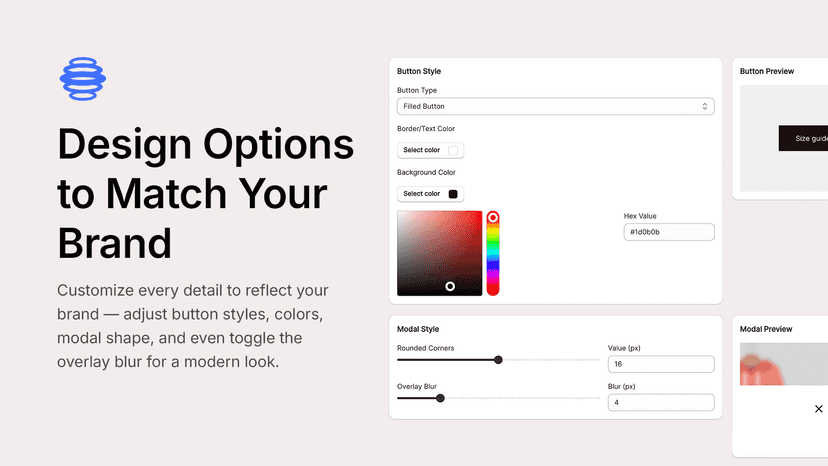Design Options to Match Your Brand