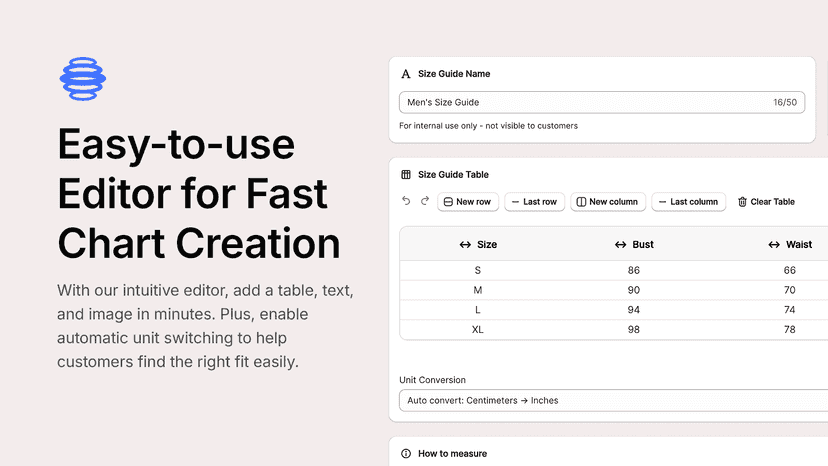 Easy-to-use Editor for Fast Chart Creation