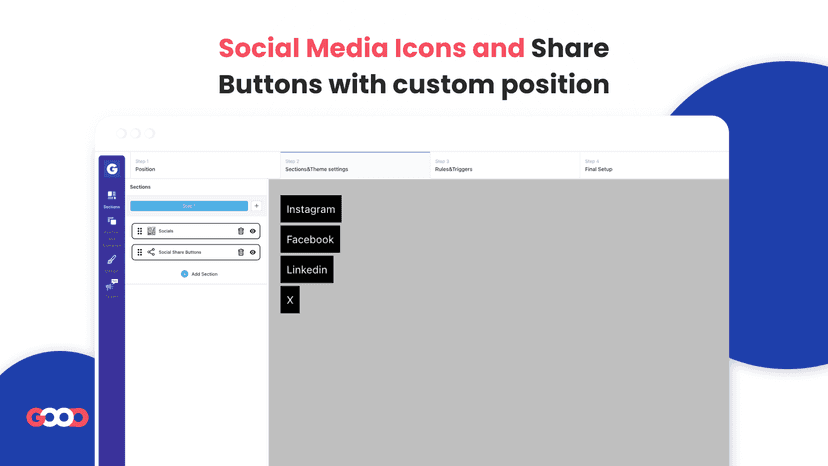 Custom position