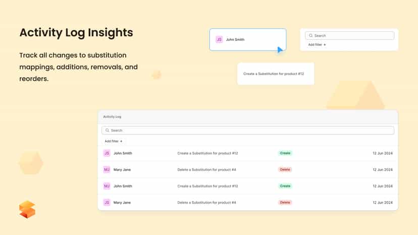 Monitor the activity log for changes