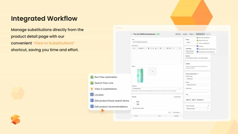 Integrated workflow