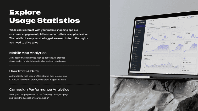 Comprehensive app usage analytics and user insights