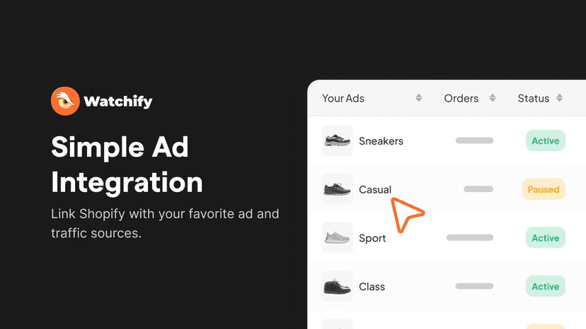 Link Shopify with your favorite ad and traffic sources