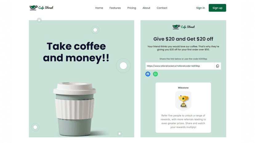 Referral Program for shopify store